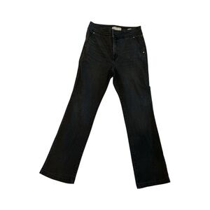 Anne Klein Black Bootcut Jeans Women’s Size 12 Stretch Classic Dressy Denim